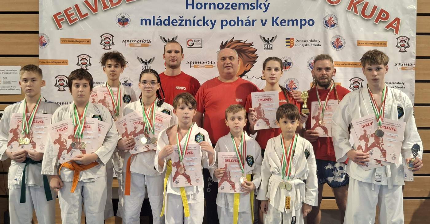 Kiemelkedő eredményekkel zárt a Fighting Kempo Pokorni Team Dunaszerdahelyen